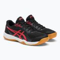 Pánská squashová obuv ASICS Upcourt 5 black / classic red 5