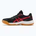 Pánská squashová obuv ASICS Upcourt 5 black / classic red 3
