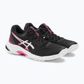Dámská volejbalová obuv ASICS Netburner Ballistic FF 3 black / hot pink 5