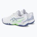 Pánské boty na squash ASICS Blade FF white/denim blue 3