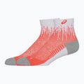 Běžecké ponožky ASICS Performance Run Quarter sunrise red/brilliant white 2