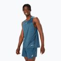 Pánské běžecké tílko ASICS Fujitrail Singlet magnetic blue 4