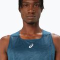 Pánské běžecké tílko ASICS Fujitrail Singlet magnetic blue 5