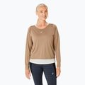 Dámský běžecký top longsleeve  + tílko ASICS Nagino Run pepper/oatmeal