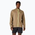 Pánská běžecká bunda ASICS Fujitrail Waterproof pepper