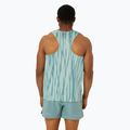 Pánské běžecké tílko tank top  ASICS  Road All Over Print Singlet light celadon/celadon 3