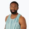 Pánské běžecké tílko tank top  ASICS  Road All Over Print Singlet light celadon/celadon 4