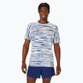 Koszulka do biegania męska ASICS Metarun Shibori Top brich/blue expanse