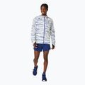 Pánská běžecká bunda  ASICS Metarun Shibori Waterproof brich/blue expanse 2