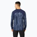 Pánské běžecké tričko longsleeve  ASICS Road All Over Print blue expanse/midnight 3