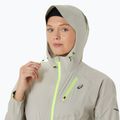 Pánská běžecká bunda ASICS Fujitrail Waterproof oatmeal 6