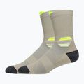 Běžecké ponožky ASICS Fujitrail Run Crew pepper/sefety yellow 2