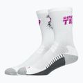 Běžecké ponožky ASICS Performance Run Crew brilliant white/bold magenta 2