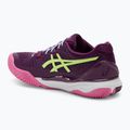 Dámské boty na padel ASICS Gel-Resolution 9 deep mauve/lime green 3