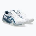Dětské boty na házenou ASICS Gel-Powerbreak GS white/vintage indigo 10