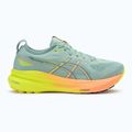 Buty do biegania damskie ASICS Gel-Kayano 31 Paris light celadon/safety yellow 2