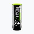 Dětské tenisové míče Dunlop Stage 1 3 ks zelená 601338 2