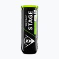 Tenisové míče Dunlop Stage 1 3 pack green 2
