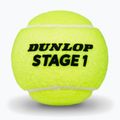 Tenisové míče Dunlop Stage 1 3 pack green 3