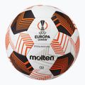 Fotbalový míč Molten F5U5000-34 Fifa UEFA Europa League 23/24 white/orange velikost 5