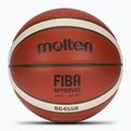 Basketbalový míč Molten B7G4550 FIBA brown velikost  7