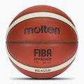 Basketbalový míč Molten B6G4550 FIBA brown velikost  6