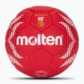 Míč na házenou  Molten H3A5000-S4F IHF OFFICIAL BALL PARIS 2024 red velikost 3