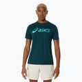 Pánské tenisové tričko ASICS Match Seasonal Graphic Tee saxon green