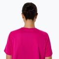 Koszulka do biegania damska ASICS Core pink rave 6