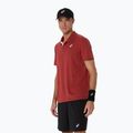 Pánské  polo tričko ASICS Court Polo burnt red 4