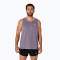 Pánské běžecké tílko tank top ASICS Core Singlet lavender grey