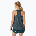 Dámské běžecké tílko tank top  ASICS Road All Over Print Tank saxon green/light ube 2