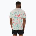 Pánské běžecké tričko ASICS Road All Over Print Top birch 2