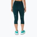 Dámské běžecké legíny ASICS High Waist Capri saxon green 3