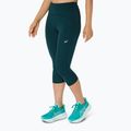 Dámské běžecké legíny ASICS High Waist Capri saxon green 4