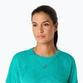 Dámské běžecké tričko ASICS Metarun SS Top wave teal 5