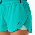 Spodenki do biegania damskie ASICS Metarun Split wave teal 4