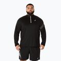 Longsleeve do biegania męski ASICS Icon LS 1/2 Zip performance black