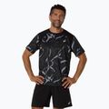 Pánské běžecké tričko ASICS Road All Over Print Top performance black