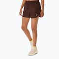 Dámské běžecké šortky ASICS Nagino Run Adjustable 4IN coffee 4