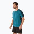 Koszulka do biegania męska ASICS Fujitrail Elite Top atlantis blue/saxon green 4