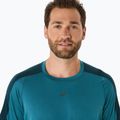 Pánské běžecké tričko ASICS Fujitrail Elite Top atlantis blue/saxon green 5