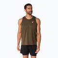 Koszulka do bieganie męska ASICS Core Singlet brown stone