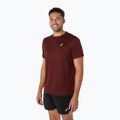 Pánské běžecké tričko ASICS Core dark red planet 4