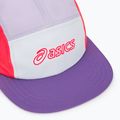 Kšiltovka ASICS 5 Panel flash red/edo purple/dusk violet 3