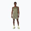 Pánské běžecké tričko ASICS Fujitrail Singlet mantle green/khaki 2