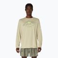 Pánské běžecké tričko Longsleeve ASICS Fujitrail Logo LS khaki 