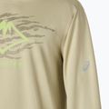 Pánské běžecké tričko Longsleeve ASICS Fujitrail Logo LS khaki  6