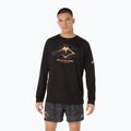 Pánské běžecké tričko Longsleeve ASICS Fujitrail logo LS performance black