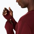 Pánské běžecké tričko Longsleeve ASICS Road Seamless LS dark red planet  7
